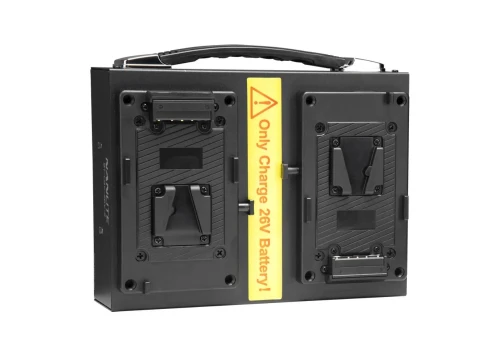 Ładowarka Nanlite Dual do akumulatorów V-Mount 26 V