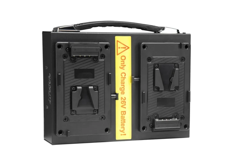 Ładowarka Nanlite Dual do akumulatorów V-Mount 26 V