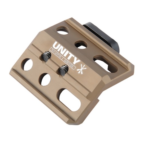 Montaż UNITY Tactical Fusion Micro Hub na szynę Picatinny TAN