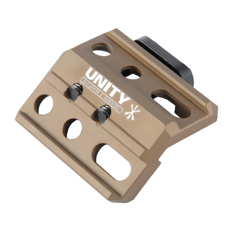 Montaż UNITY Tactical Fusion Micro Hub na szynę Picatinny TAN