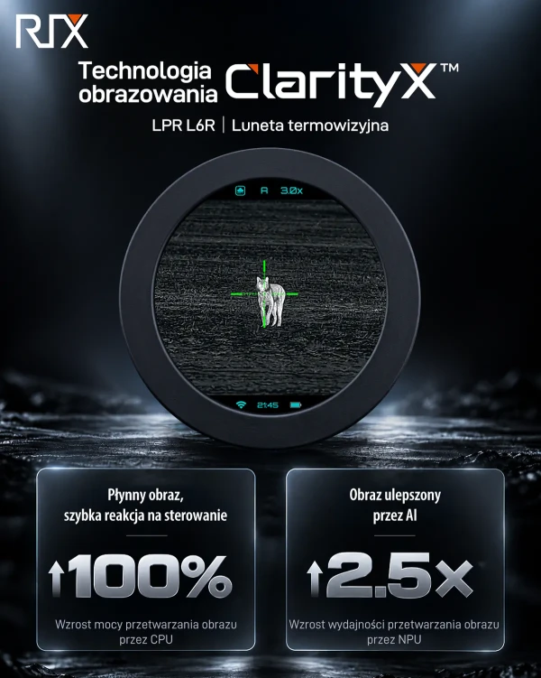 Celownik termowizyjny RIX LPR L6R + montaż powtarzalny Picatinny