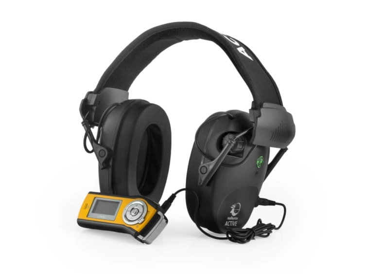 RealHunter Słuchawki ochronne ACTiVE Pro czarne + okulary ochronne