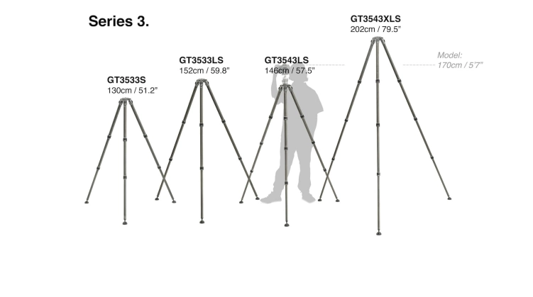 Gitzo Statyw Systematic 3-sekc, seria 3 GT3533LS