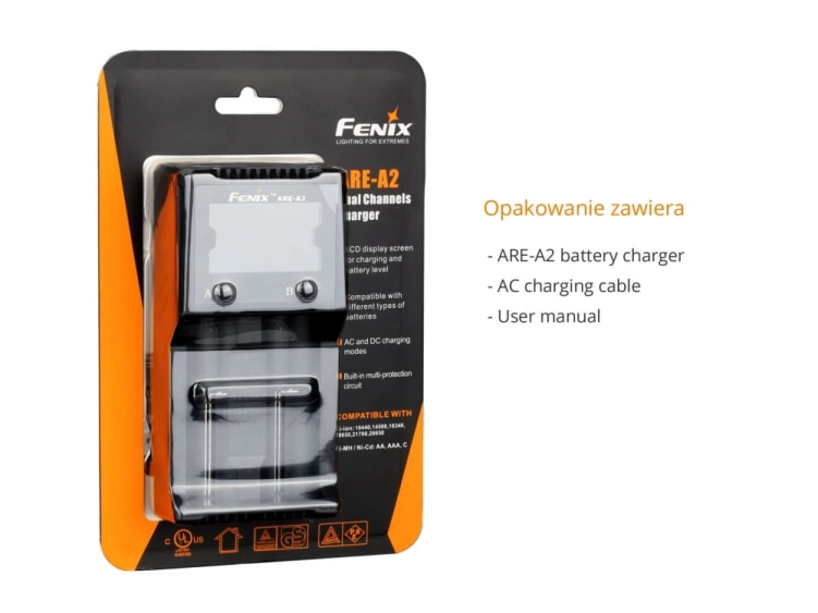 Fenix Ładowarka sieciowa ARE-A2