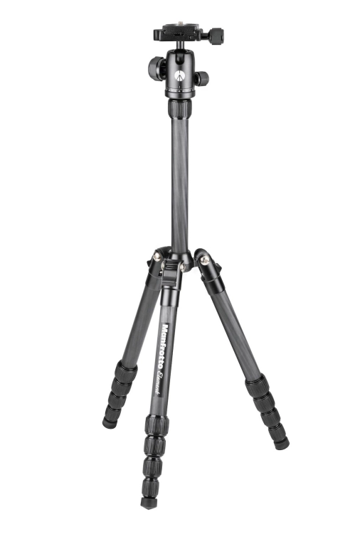 Manfrotto Element Statyw Traveller Small Carbon MKELES5CF-BH z głowicą kulową + pokrowiec czarny