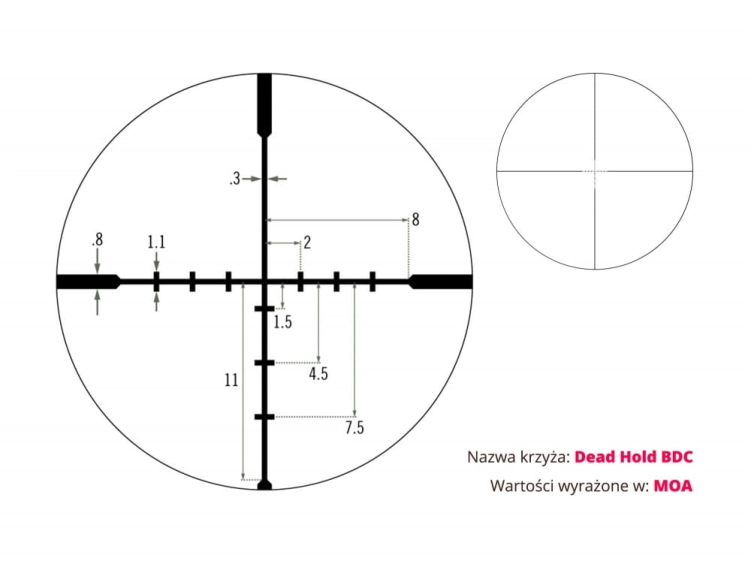 Crossfire II 3-9x40 1'' BDC MOA 