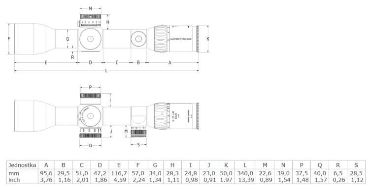 Schmidt&Bender Exos 3-21x50 D7 Luneta celownicza