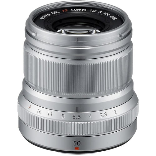 FujiFilm obiektyw Fujinon XF 50 mm f/2 R WR srebrny
