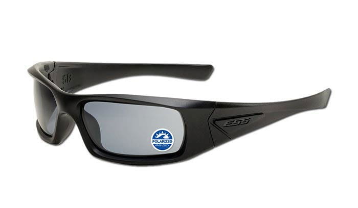 ESS - 5B - Black Frame Polarized Mirrored Gray Lenses - EE9006-03
