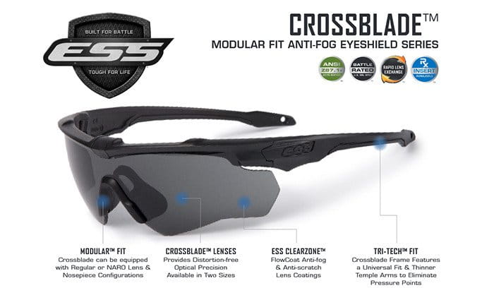 ESS Okulary Balistyczne Crossblade 3LS - EE9032-07