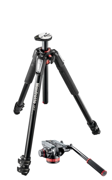 Manfrotto Statyw MT055XPRO3 z głowicą video 502AH