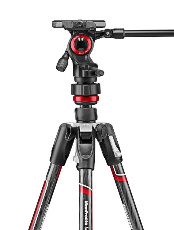Manfrotto Statyw podróżny Befree Live Twist Carbon MVKBFRTC-LIVE z gł. video i torbą