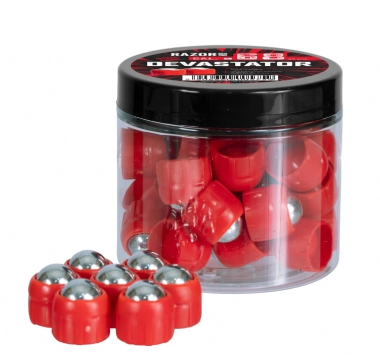 Kule metalowe RazorGun Steel Core Devastatorkal. .68 / 40 szt. do Umarex T4E HDS 68 kal.