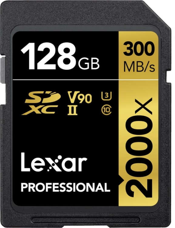Karta pamięci Lexar Pro 2000X SDHCSDXC UHS-II U3(V90) R300W260 128GB