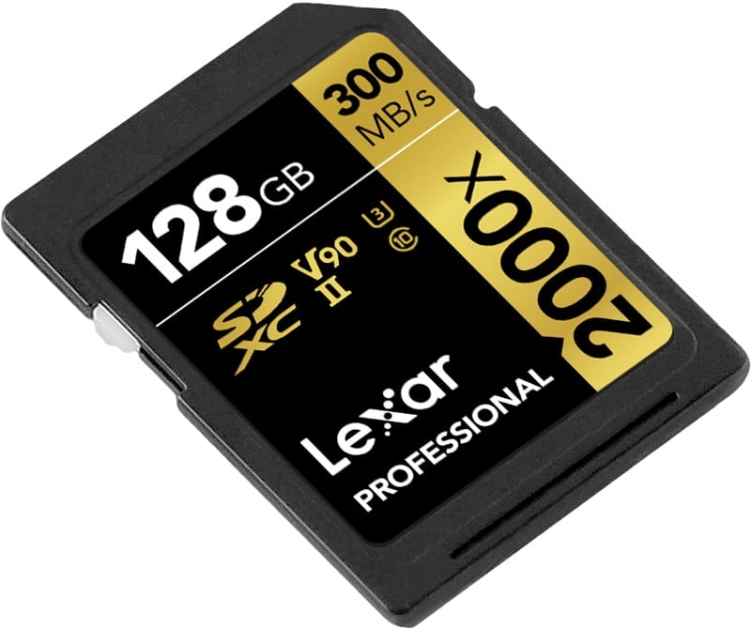 Karta pamięci Lexar Pro 2000X SDHCSDXC UHS-II U3(V90) R300W260 128GB