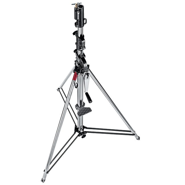 Statyw oświetleniowy Manfrotto Avenger WIND UP 3 sekc. chromowany