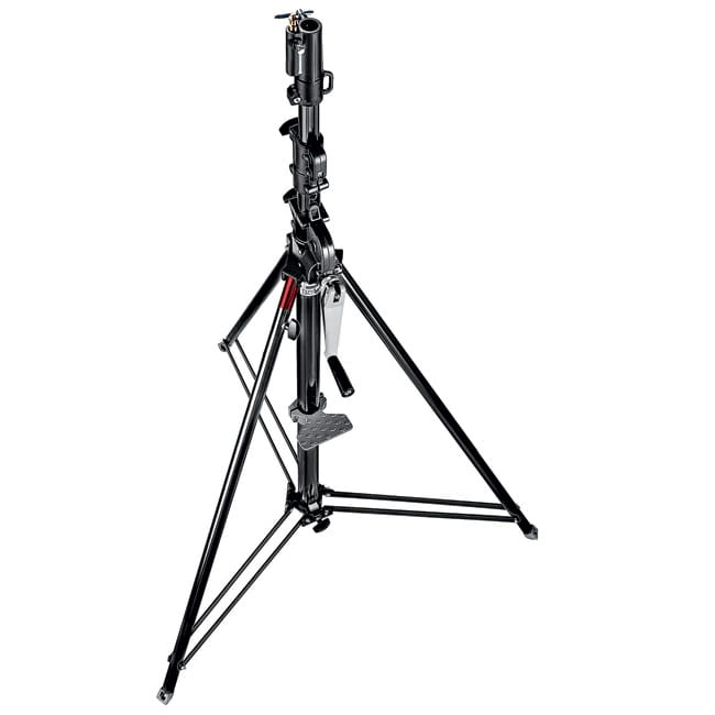 Statyw oświetleniowy Manfrotto Avenger WIND UP 3 sekc. czarny