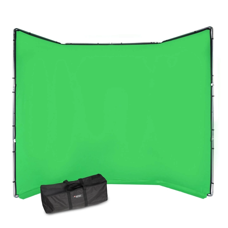 Tło panoramiczne Manfrotto Chroma Key FX 4x3m Tło bez ramy - Zielone