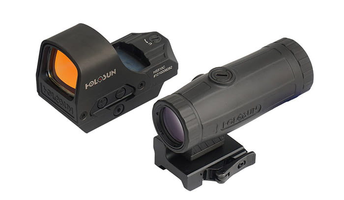 Zestaw Holosun Kolimator 510C & Powiększalnik HM3X
