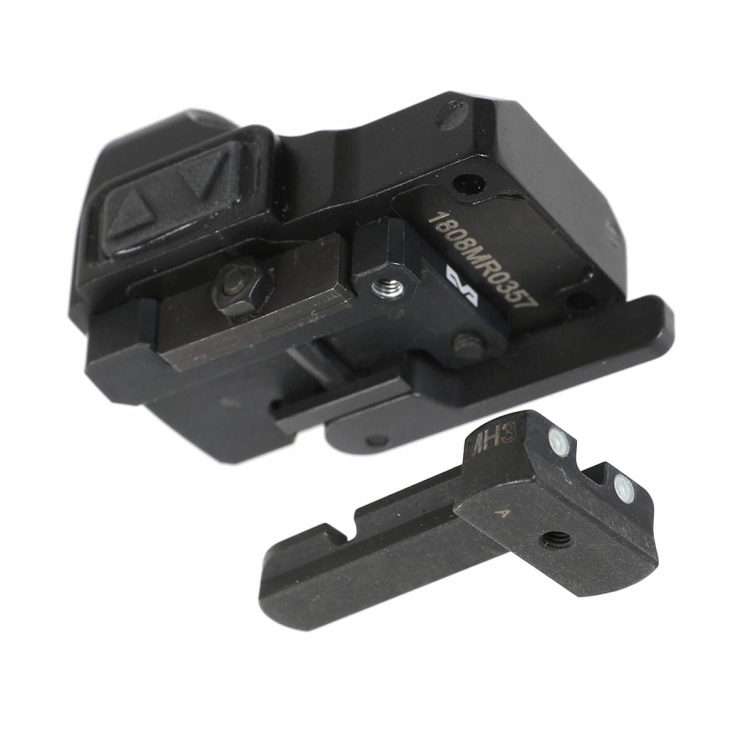 Zestaw przyrządów trytowych + kolimator Meprolight Glock