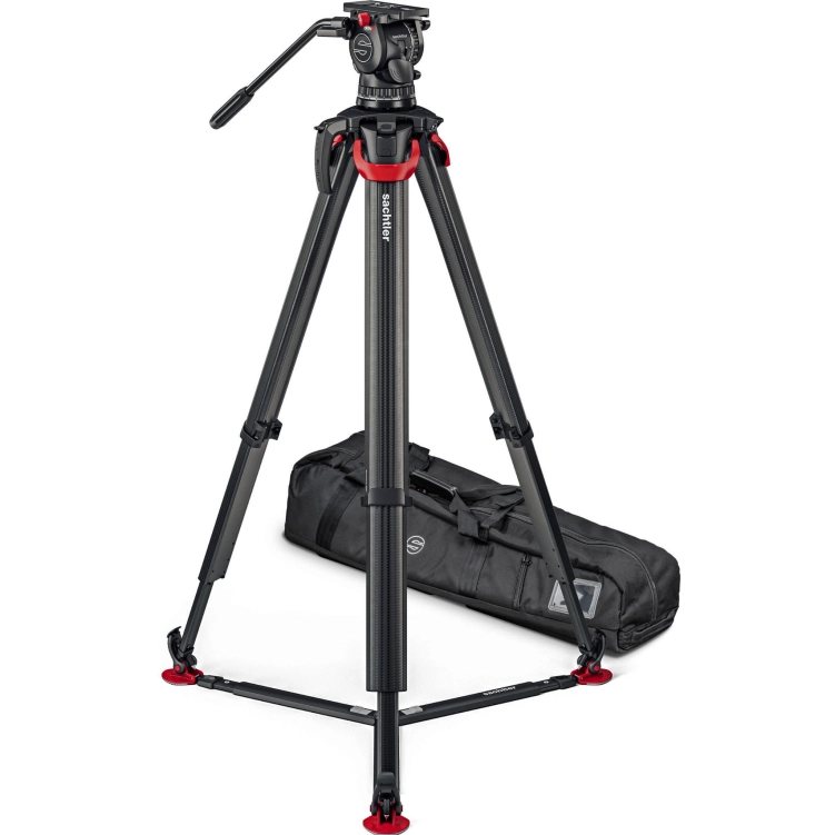 Statyw Sachtler System aktiv10T & flowtech 100 (Ground Spreader)