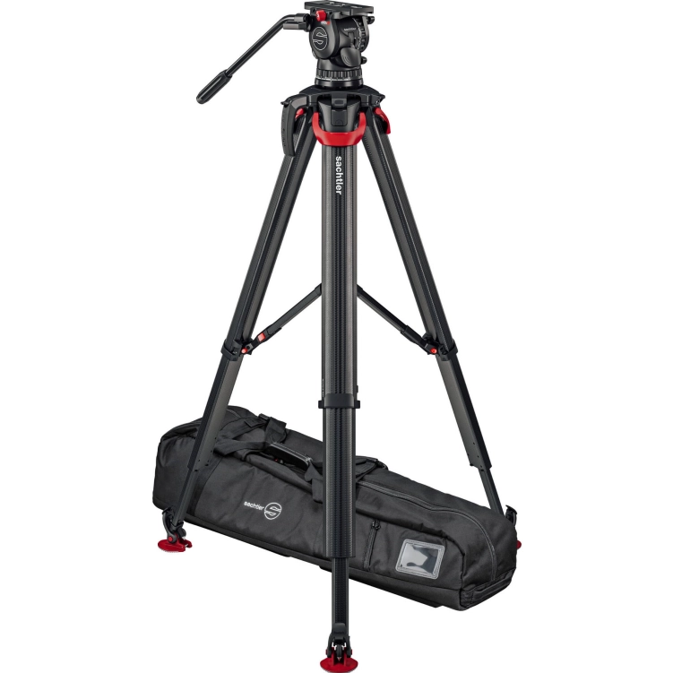 Statyw Sachtler System aktiv10T & flowtech 100 (Mid-Level Spreader)