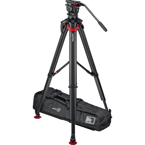Statyw Sachtler System aktiv10T & flowtech 100 (Mid-Level Spreader)