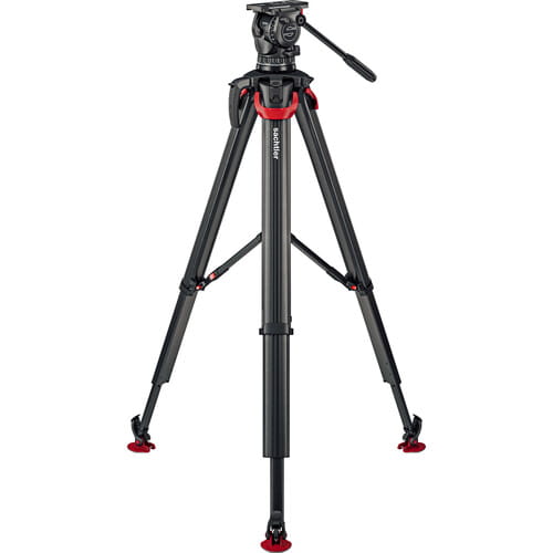 Statyw Sachtler System aktiv10T & flowtech 100 (Mid-Level Spreader)