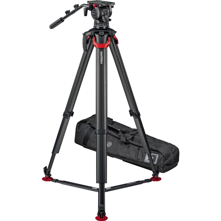 Statyw Sachtler System aktiv12T & flowtech 100 (Ground Spreader)