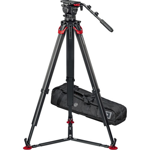 Statyw Sachtler System aktiv12T & flowtech 100 (Ground Spreader)