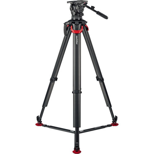 Statyw Sachtler System aktiv12T & flowtech 100 (Ground Spreader)