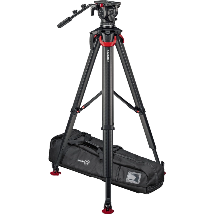 Statyw Sachtler System aktiv12T & flowtech 100 (Mid-Level Spreader)