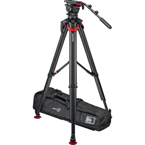 Statyw Sachtler System aktiv12T & flowtech 100 (Mid-Level Spreader)
