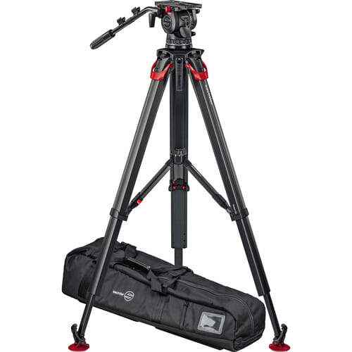 Statyw Sachtler System aktiv12T & flowtech 100 (Mid-Level Spreader)