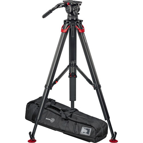 Statyw Sachtler System aktiv14T & flowtech 100 (Mid-Level Spreader)