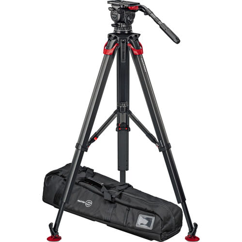 Statyw Sachtler System aktiv14T & flowtech 100 (Mid-Level Spreader)
