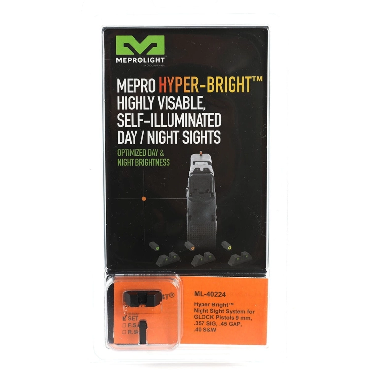 Przyrządy trytowe Meprolight Hyper Bright do Glock