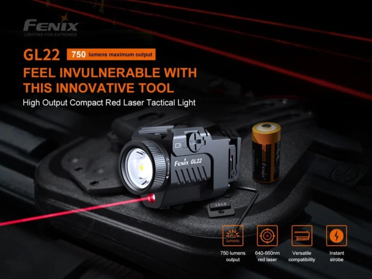 Latarka na broń Fenix GL22