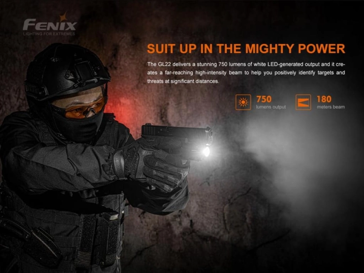 Latarka na broń Fenix GL22