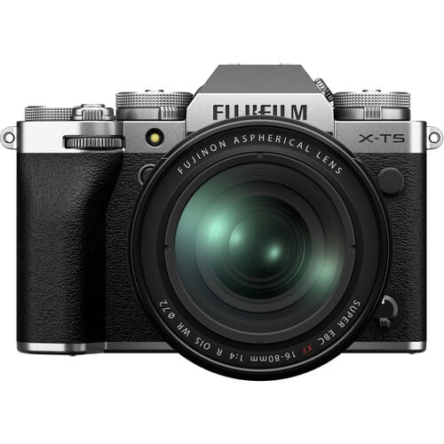 Aparat Fujifilm X-T5 + XF 16-80 srebrny
