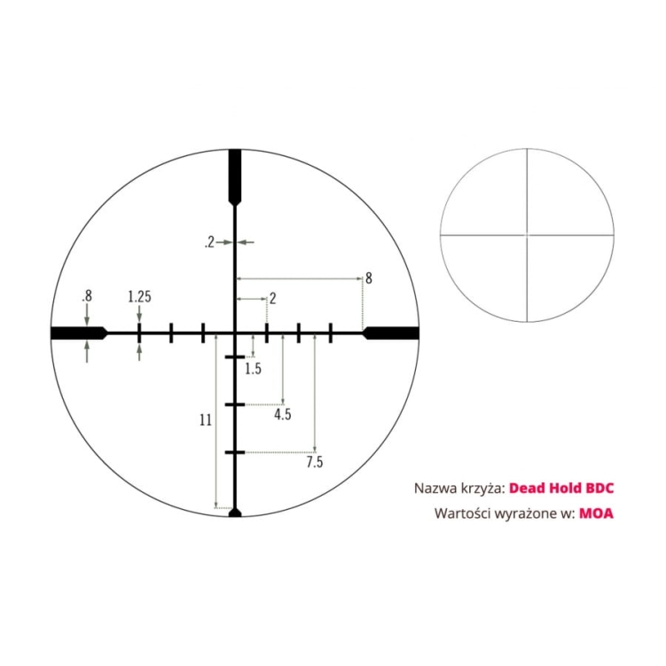 Vortex Diamondback 3-9x40 1'' BDC Luneta celownicza