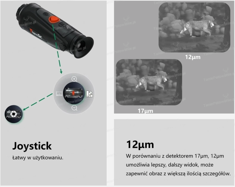 Monokular termowizyjny ThermTec Cyclops CP350