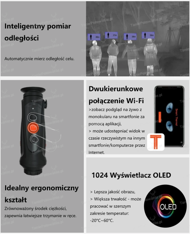 Monokular termowizyjny ThermTec Cyclops CP350