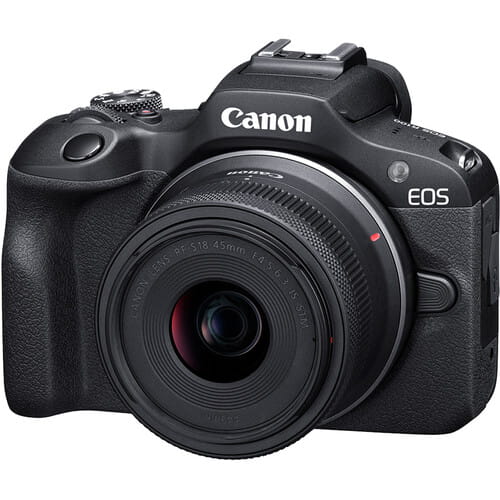 Aparat Canon EOS R100 + 18-45mm + 55-210mm