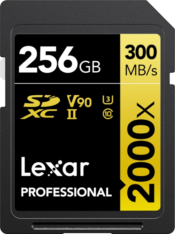 Karta pamięci Lexar 2000x SDHC 256Gb UHS-II V90 R300/W260