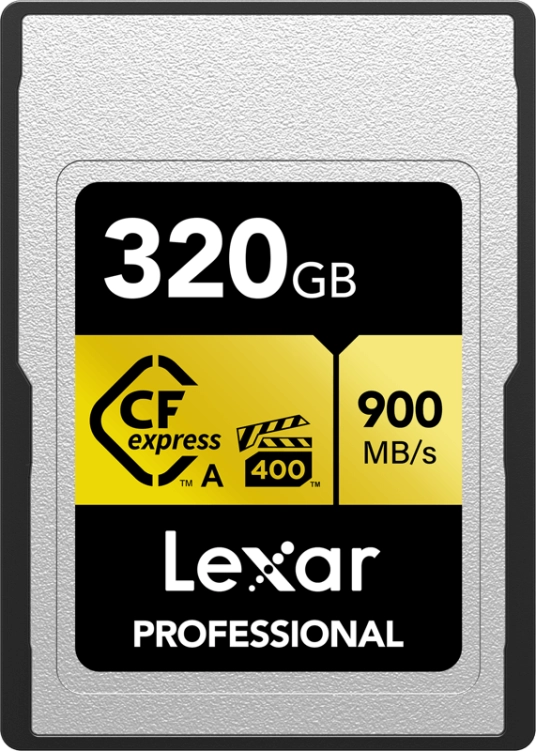 Karta Lexar CFexpress Gold Typ A 320GB R900/W800 VPG400