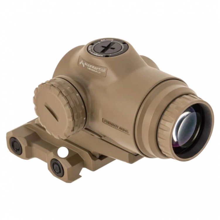 Celownik pryzmatyczny Primary Arms SLx 3x Micro Prism iR Red ACSS Raptor 7.62/300BO Yard FDE