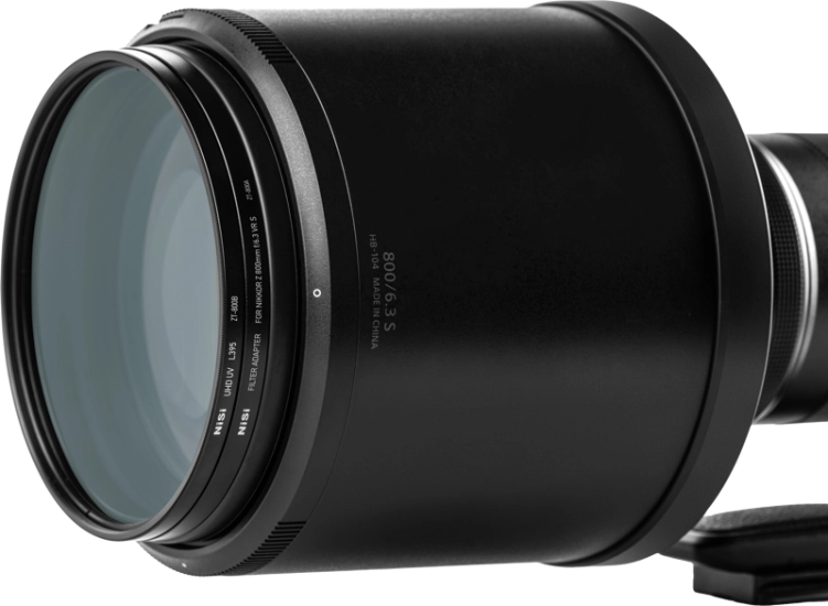 Filtr NISI UHD UV L395 do Nikon Z 800mm F6.3 VR S