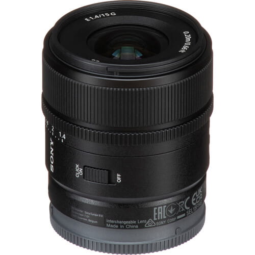 Obiektyw Sony E 15 mm F1.4 G APS-C