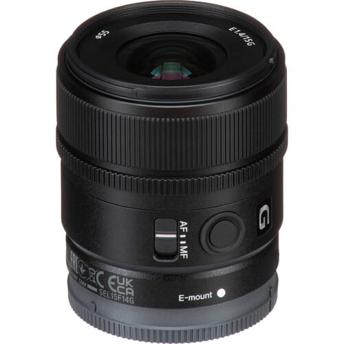 Obiektyw Sony E 15 mm F1.4 G APS-C